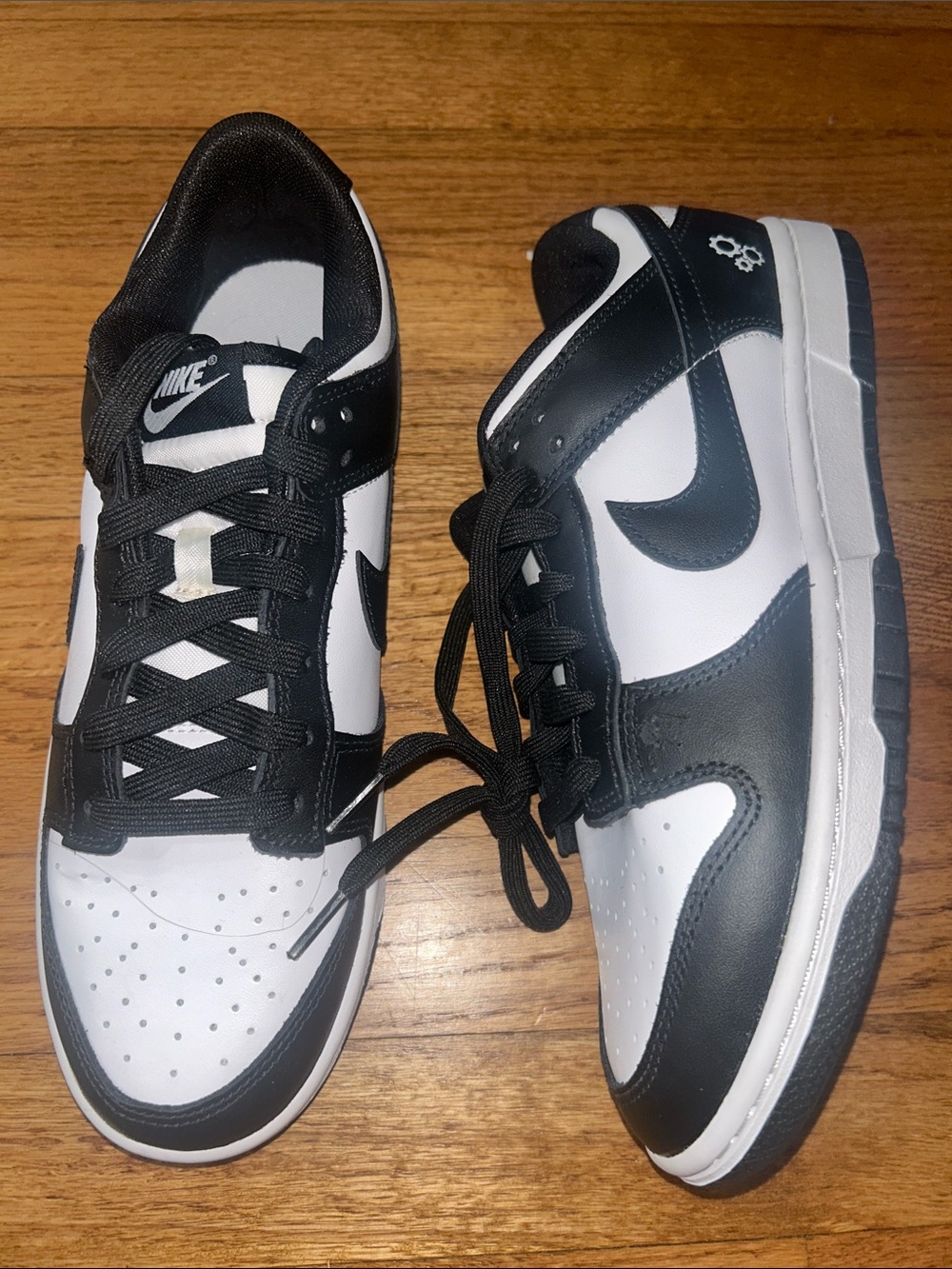 NIKE Unisex Dunk Low Retro DD1391-100 Panda Sneaker Shoes Black White Men's 8.5